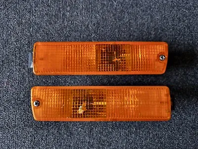 VW Golf Mk2 Jetta Mk2 MK2 Amber Big Bumper Indicator Repeater Turn Signals • $80