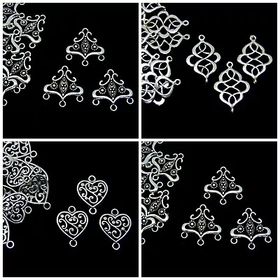 £1.99 • Buy Tibetan Silver Jewellery Charm Pendant Connectors Findings Craft Connector