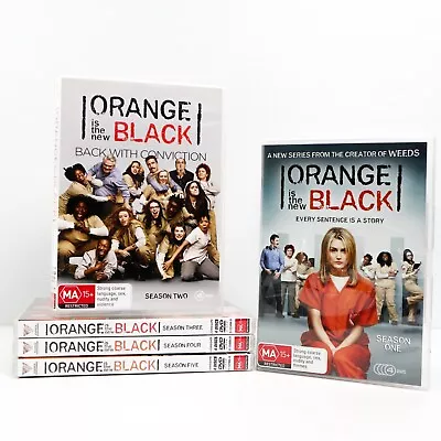 Orange Is The New Black: Season 1 - 5 (DVD 2017) Drama Crime TV Series 1 2 3 4 5 • £26.45