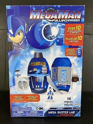 Mega Man Fully Charged Mega Buster Lab Transforming Playset Brand New  • $40