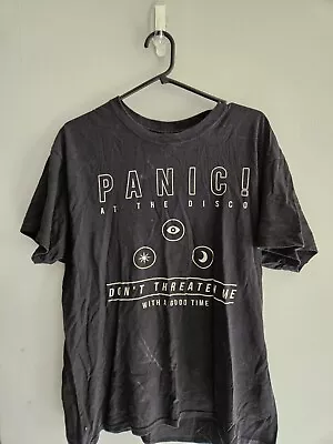 Panic At The Disco Dont Threaten Me With A Good Time T-Shirt - Large • £10