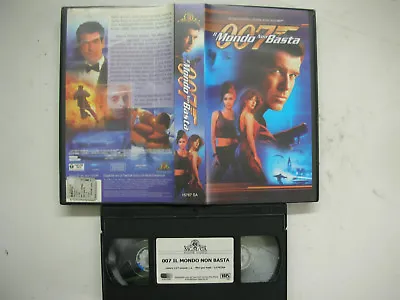 007 IL MONDO NON BASTA Pierce Brosnan 1999 VHS Italian • $11.24