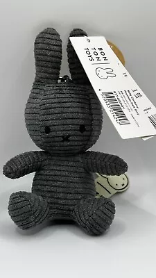 NEW! Japan Miffy BON TON Corduroy Keychain Plush Toy 10cm/4in Gray USA SELLER! • $39.88