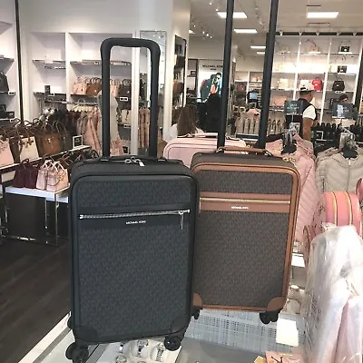 Michael Kors Rolling Travel Trolley Suitcase Carry On Vacation Plane Trip- VAR. • $210