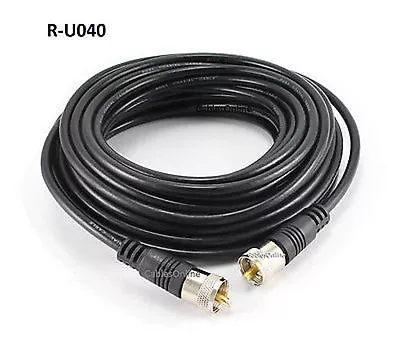 40ft RG8x Coax UHF (PL259) Male To Male Antenna Cable - CablesOnline R-U040 • $30.99