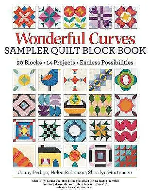 Wonderful Curves Sampler Quilt Block Book Jenny P • £13.41