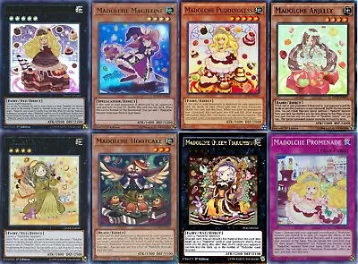 Yugioh Madolche 2024 Deck - Magileine - Puddingcess  Anjelly  Tiaramisu 55 Cards • $150