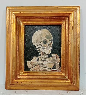 Amazing Vincent Van Gogh Oil On Canvas Dated 1888 With Frame In Golden Leaf • $500