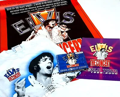 Elvis Presley-Australian ELVIS The Concert 1999 World Tour-Merchandise Lot • $185
