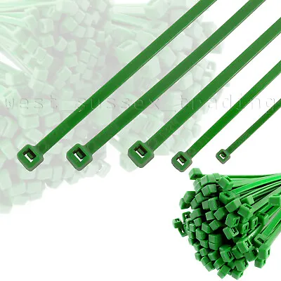 £3.39 • Buy Green Cable Ties. Small, Medium & Large Size Zip Tie Wraps. Ideal For Garden