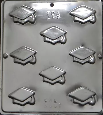 $6.99 • Buy Graduation Cap Bite Size Chocolate Candy Mold Graduation 8007 Cup Cake Topper