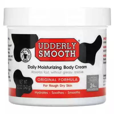 Udderly Smooth Daily Moisturizing Body Cream Original Formula 12 Oz (340 G) • £20.99