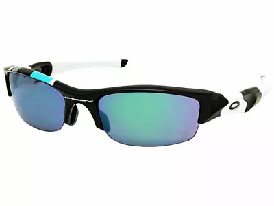 Oakley Flak Jacket 30 Years Sport Sunglasses 26-265J Black/Jade Iridium Asian • $149.99