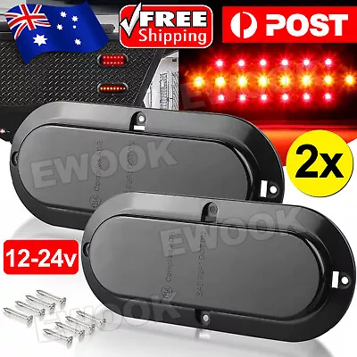 $30.95 • Buy 2X 20 LED Rear Stop Brake Flowing Turn Signal Tail Lights Truck Trailer Caravan