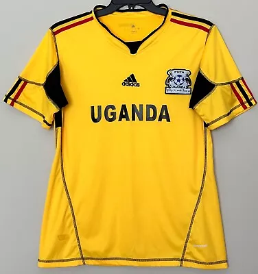 Adidas UGANDA SOCCER JERSEY Men’s Size Large Yellow Color Shirt • $17.99