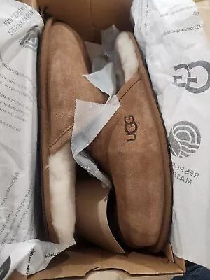 UGG Men's SCUFF Casual Comfort Suede Slip On Slippers CHESTNUT  • $69.99