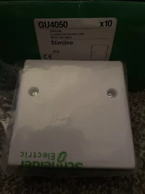 £2.02 • Buy Schneider GU4050 Ultimate Cooker Connection Unit White 45A 