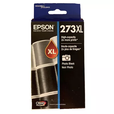 Epson 273XL PHOTO Black Ink Cartridges Genuine No Box • $10.95