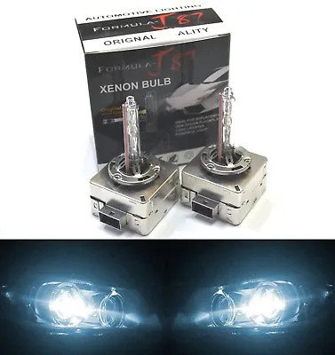 HID Xenon D1S Two Bulbs Head Light 6000K White Bi-Xenon Replace Low High Beam • $32.30