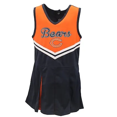 $12.71 • Buy Chicago Bears NFL Infant Toddler & Youth Cheerleader Outfit With Bottoms Set New
