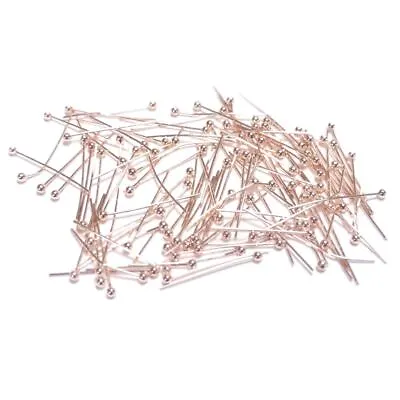 £2.09 • Buy Brass Ball-Head Pins Rose Gold 0.5x20mm Pack Of 100+