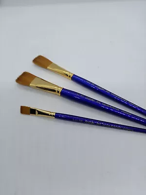 Daler-rowney Sapphire Sable/synthetic Brushes Flat And Long Flat • £16.60