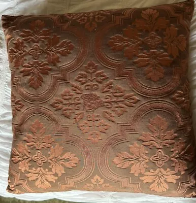 VERCSACE PILLOW HOME DECOR Brown Jacquard MEDUSA Square Toss Pillow  • $89.99