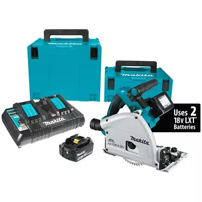 Makita XPS01PTJ 36-Volt 6-1/2-Inch X2 LXT Cordless Plunge Circular Saw Kit • $629