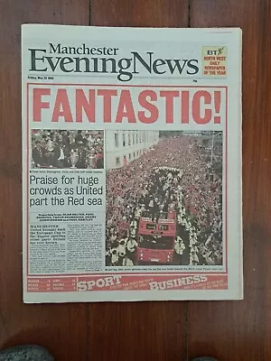 Manchester Evening News- Manchester United Treble Celebration • £10.99