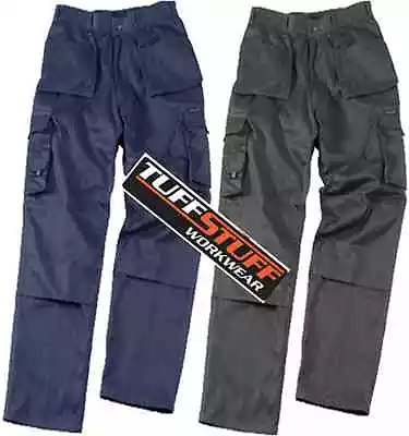 £12 • Buy Tuffstuff Tuff Stuff Mens Gents Work Trousers Trouser With Nail Pocket - 711