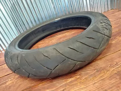 USED FRONT MOTORCYCLE TIRE Maxxis Supermax 120/70-17 120 70 17 Date Stamped 2018 • $29