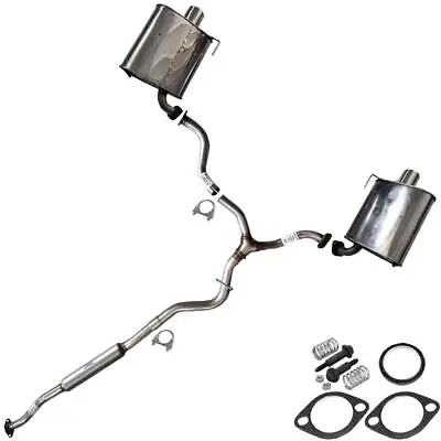 Stainless Steel Resonator Muffler Exhaust System Fits: 2005 Subaru Legacy 2.5L • $349.84