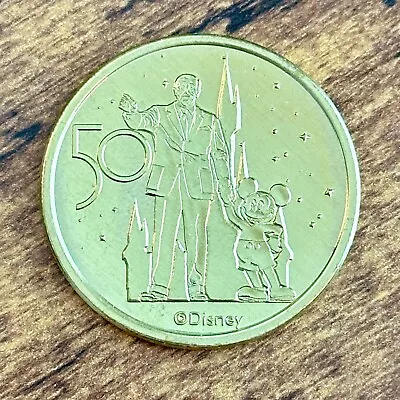 Walt Disney Company World Medal 50th Anniversary Challenge Coin • $10