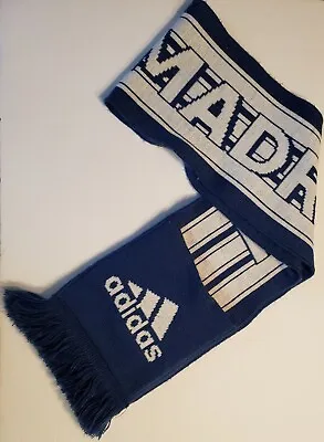 Adidas Real Madrid C.F Authentic Licensed Product Soccer Scarf Reversible Hand • $13.99