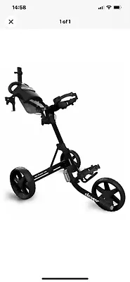 Clicgear Model 4.0 Golf Push Buggy Cart - Matt Black - Clicgear M4 • $425