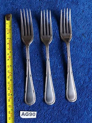 Antique  Bow And Ribbon  Pattern Forks 7 Inch X 3 By Daniel Arter....(AG90) • £7