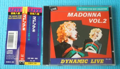 MADONNA CD Dynamic Live 1990-1993 Vol2 1994 OOP W/Japan Obi DL-28 • $9.99