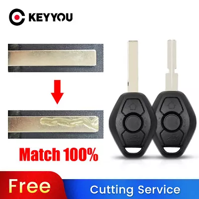 $8.99 • Buy BLADE CUT By PHOTO Car Key Case For BMW X3 X5 Z4 525i 2003 2004 2005 2006-2009