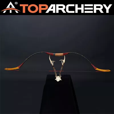 Archery Traditional Longbow 15-50lbs Recurve Bow 100%Handmade Mongolian Horsebow • $91.19