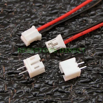 2x JST 2.0 PH 2-Pin 14cm Male Cable & 2x Female Sockets USA SELLER FAST R35 • $2.49