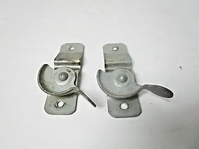 Antique Pair Of Window Latches Lock Galvanized Casement Farmhouse Parts Pieces • $14.88