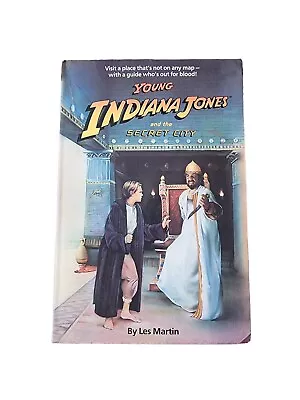 Young INDIANA JONES And The Secret City Paperback Book 1990 Les Martin Vintage • $14.50