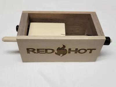 Red Hot -  Push Pin / Peg Button Turkey Call With Varitone- Nwtf Box Slate Glass • $21.99