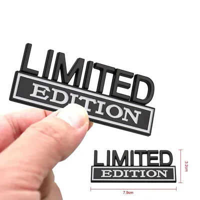 1× Limited Edition Logo Emblem Badge Decal Sticker Car Accessories Black&White • $10.47