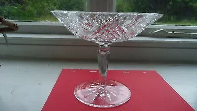 Vintage Waterford Crystal Glass 'Glandore' Pedestal Bon Bon Dish  Stamped • £19.80