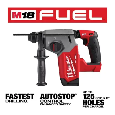 Milwaukee M18 Rotary Hammer Drill 1 Inch SDS-Plus Cordless 18-Volt TOOL ONLY • $421.55