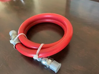 5 Ft. 3/8 Inch 300 PSI Oil Resistant Rubber Air Hose Pigtail Whip 2- 3/8 NPT • $31.50