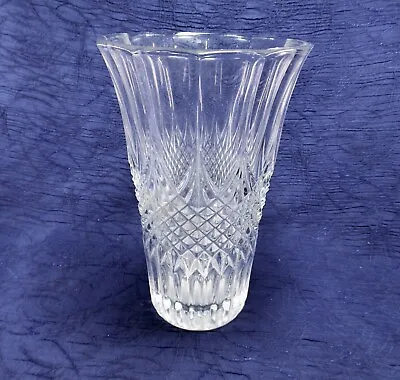 Val St. Lambert OTERO 7 3/4  Crystal Flower Vase  • $54