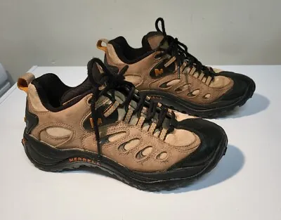 Merrell Womens Reflex Orange Low Hiking Trail Walking Shoes Size 7 • $24