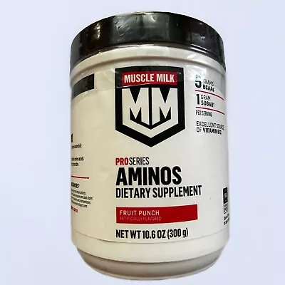 Muscle Milk Pro Series Aminos 10.6 Oz ~ Fruit Punch~ 300 Grams BCAA'S • $2.50